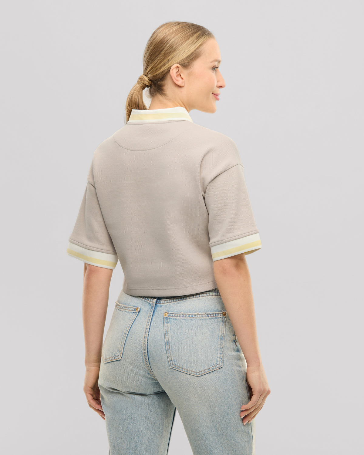 Cropped Poloshirt "Abbie"