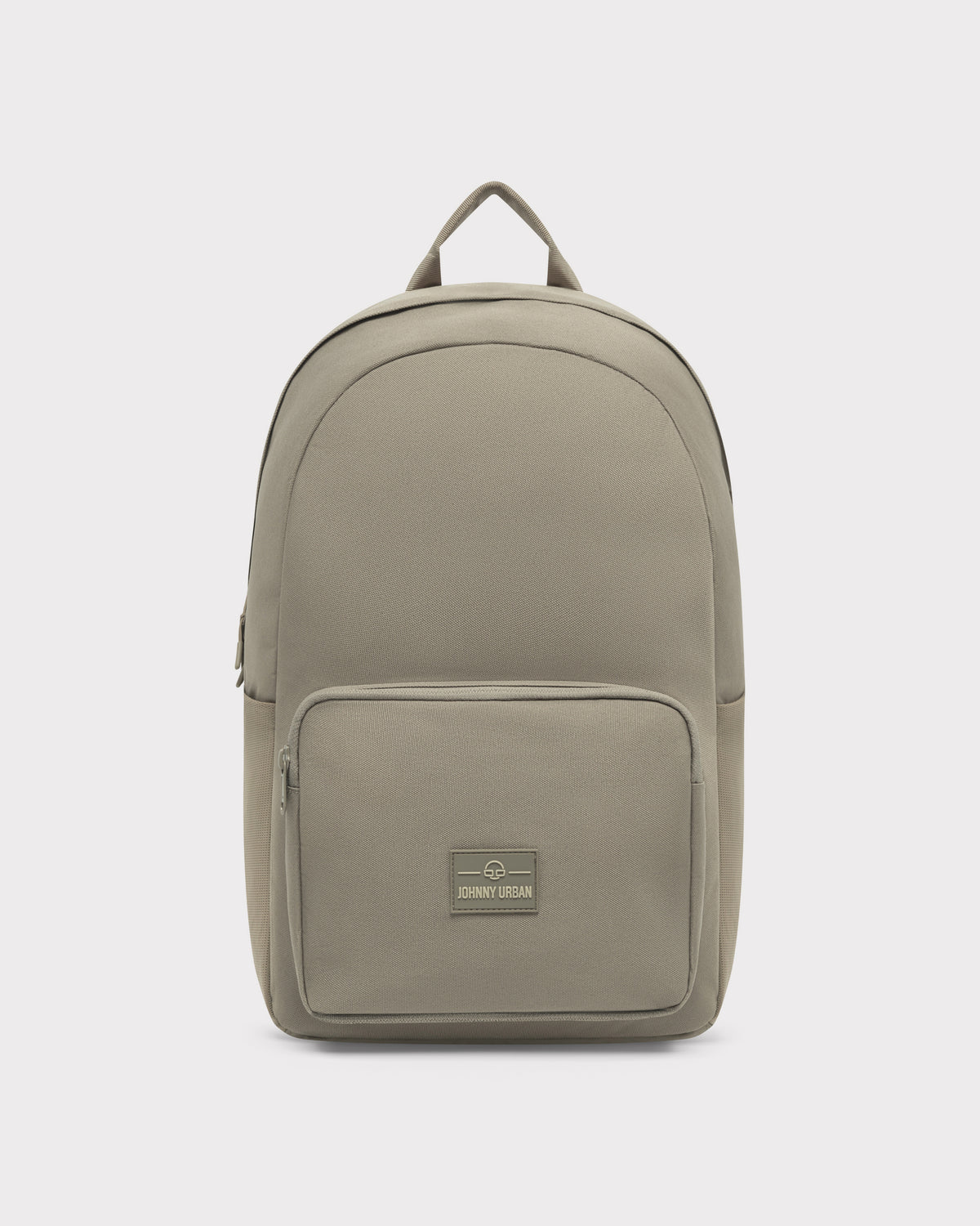 Johnny Urban Rucksack 'Mo' in desertgrau mit Fronttasche und Tragegriff