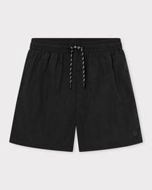Schwarze Herren-Badehose 'Jay' mit elastischem Bund und Kordelzug