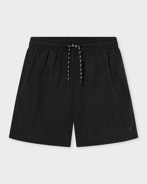 Schwarze Herren-Badehose 'Jay' mit elastischem Bund und Kordelzug