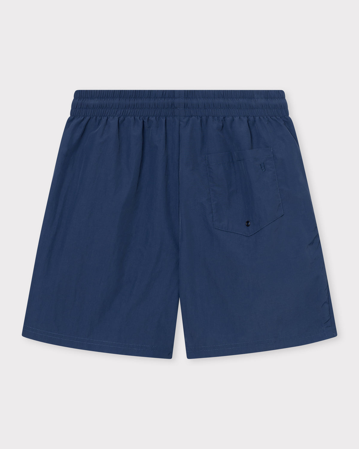 Navyblaue Badehose 'Jay' mit elastischem Bund und Tasche auf der Rückseite