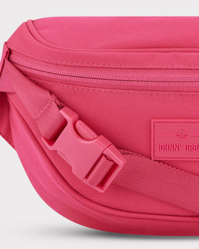Rosa Bauchtasche 'Ben' von Johnny Urban mit Reißverschluss und verstellbarem Gurt
