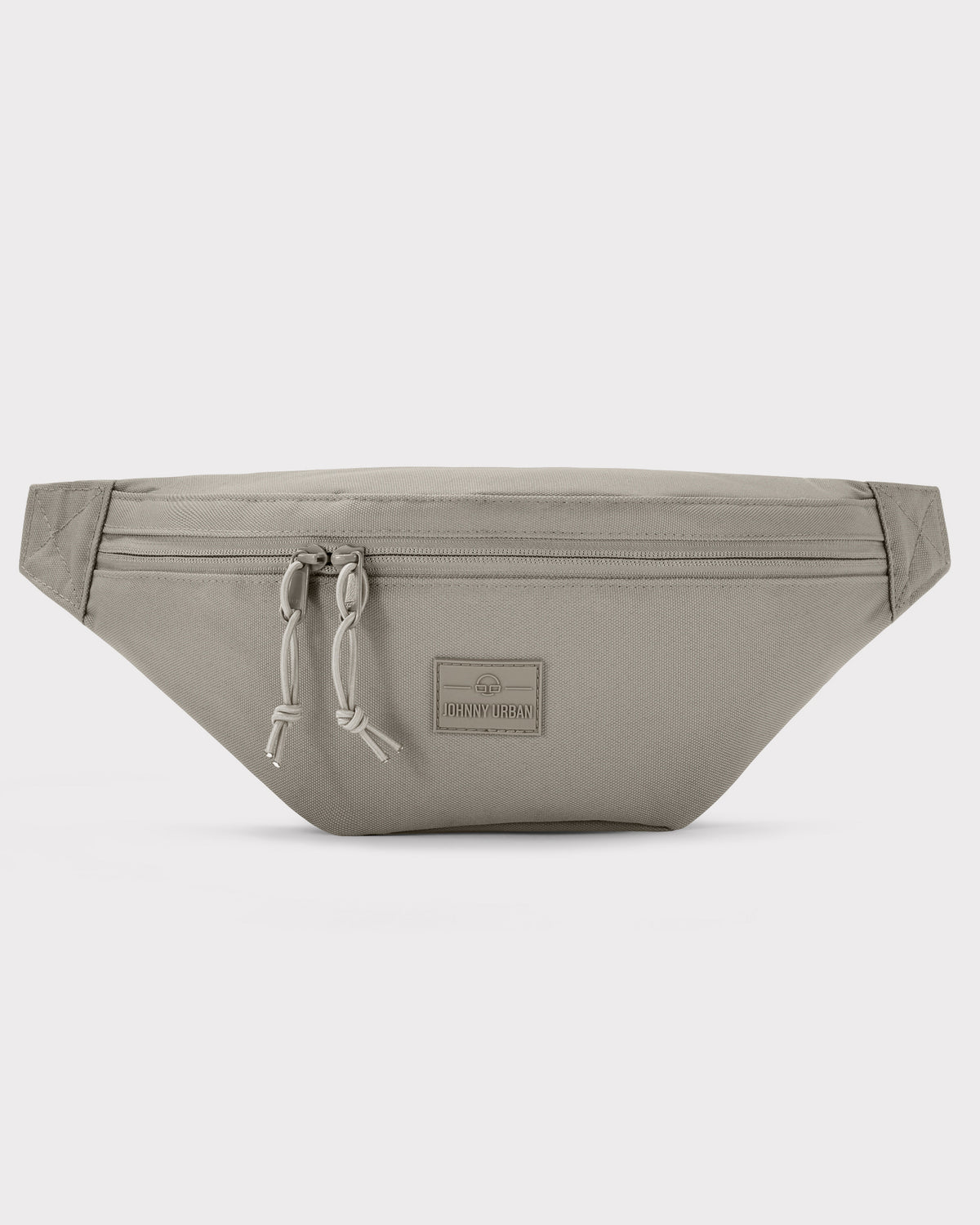 Johnny Urban Bauchtasche ‚Erik Large‘ in desert-grey mit zwei Reißverschlüssen vorne