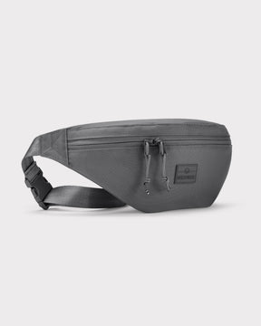 Dunkelgraue Bauchtasche 'Erik Large' von Johnny Urban mit Reißverschluss und verstellbarem Gurt