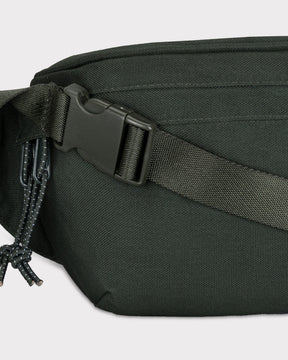 Grüne Johnny Urban Bauchtasche 'Tom' aus robustem Material mit Kunststoff-Schnallenverschluss und reflektierenden Kordeln