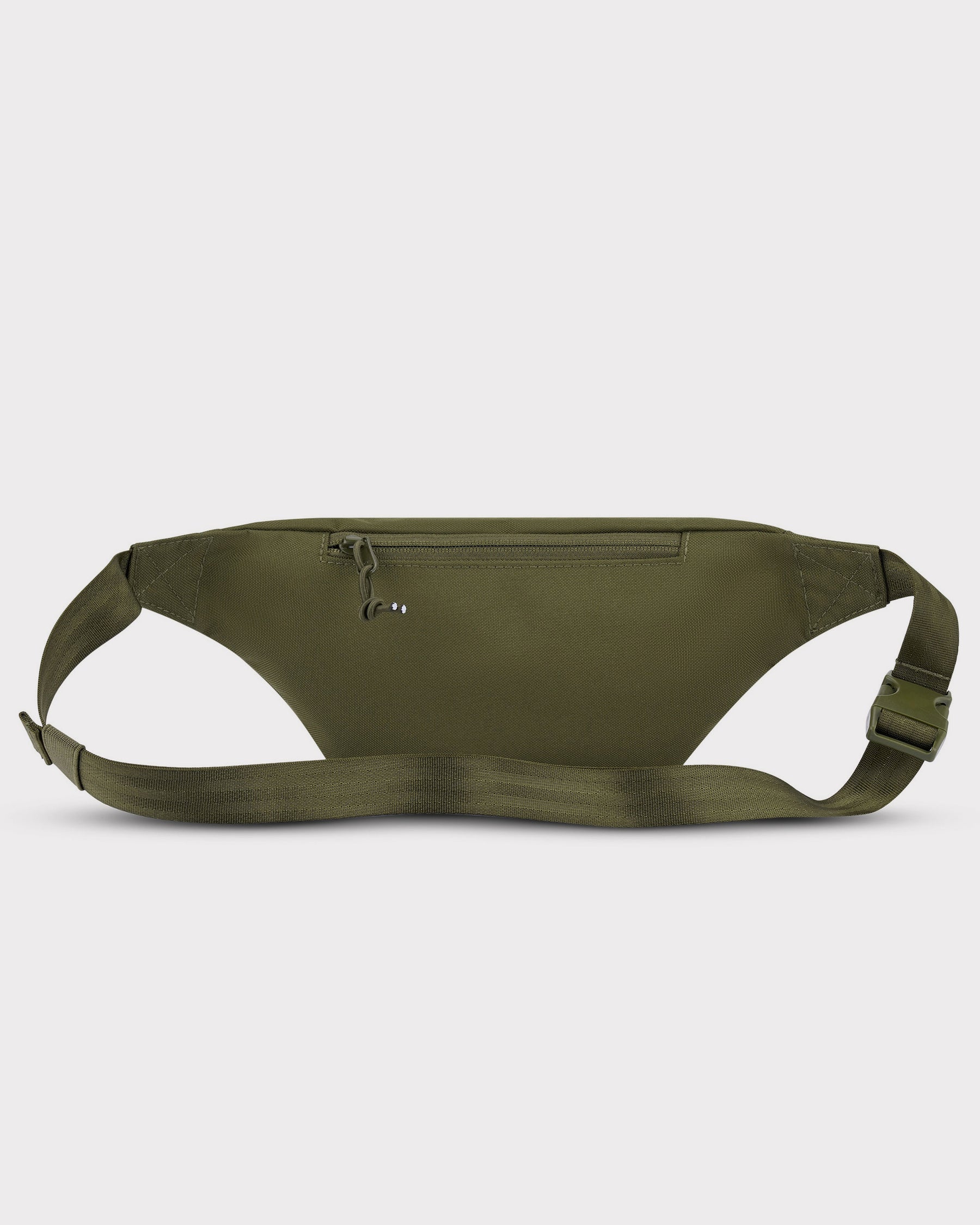 Olivefarbene Johnny Urban Bauchtasche 'Erik Small' aus robustem Material mit Reißverschlussfach und verstellbarem Gurt