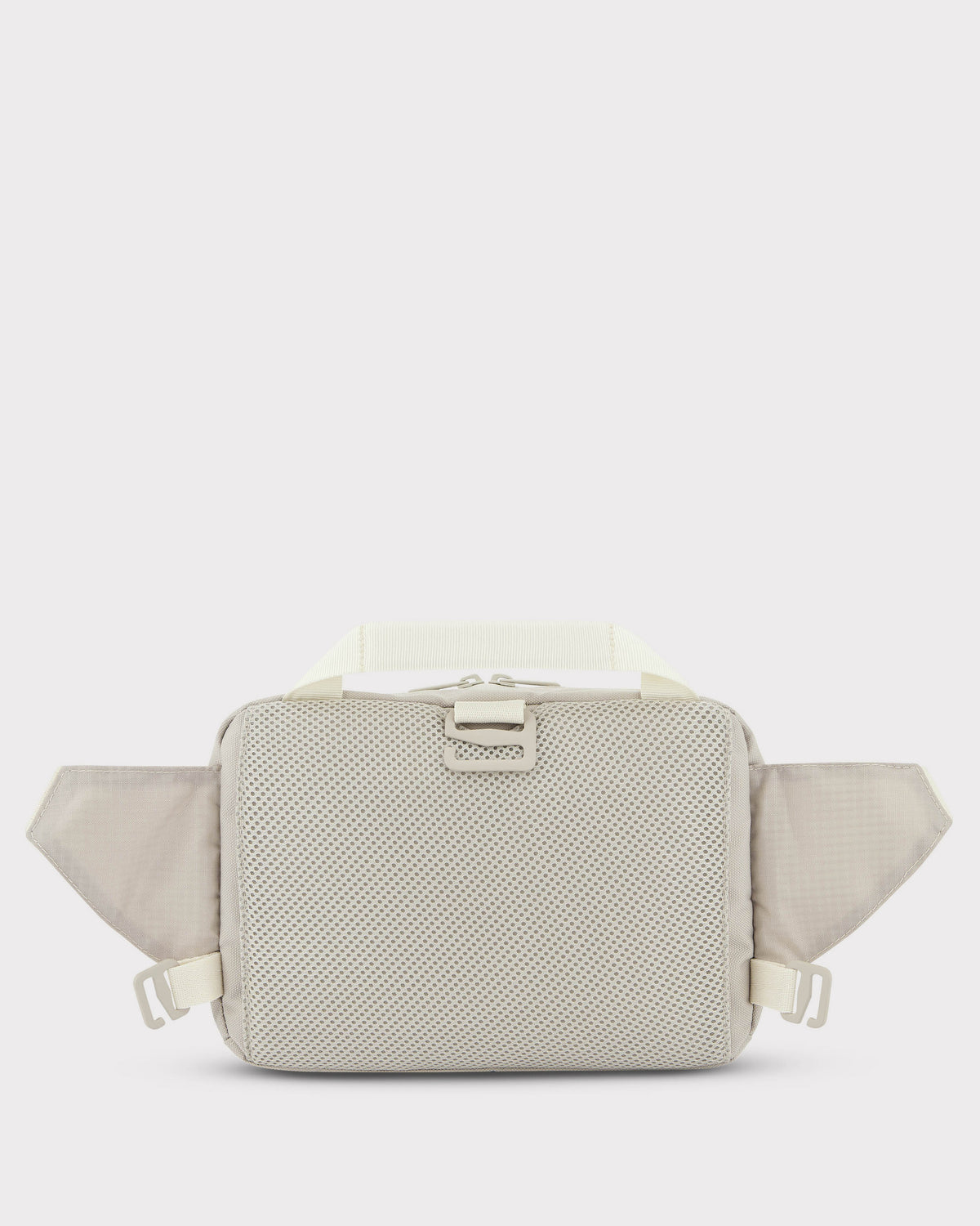 Beige Bauchtasche 'Travis' mit Mesh-Rückseite und zwei verstellbaren Gurten