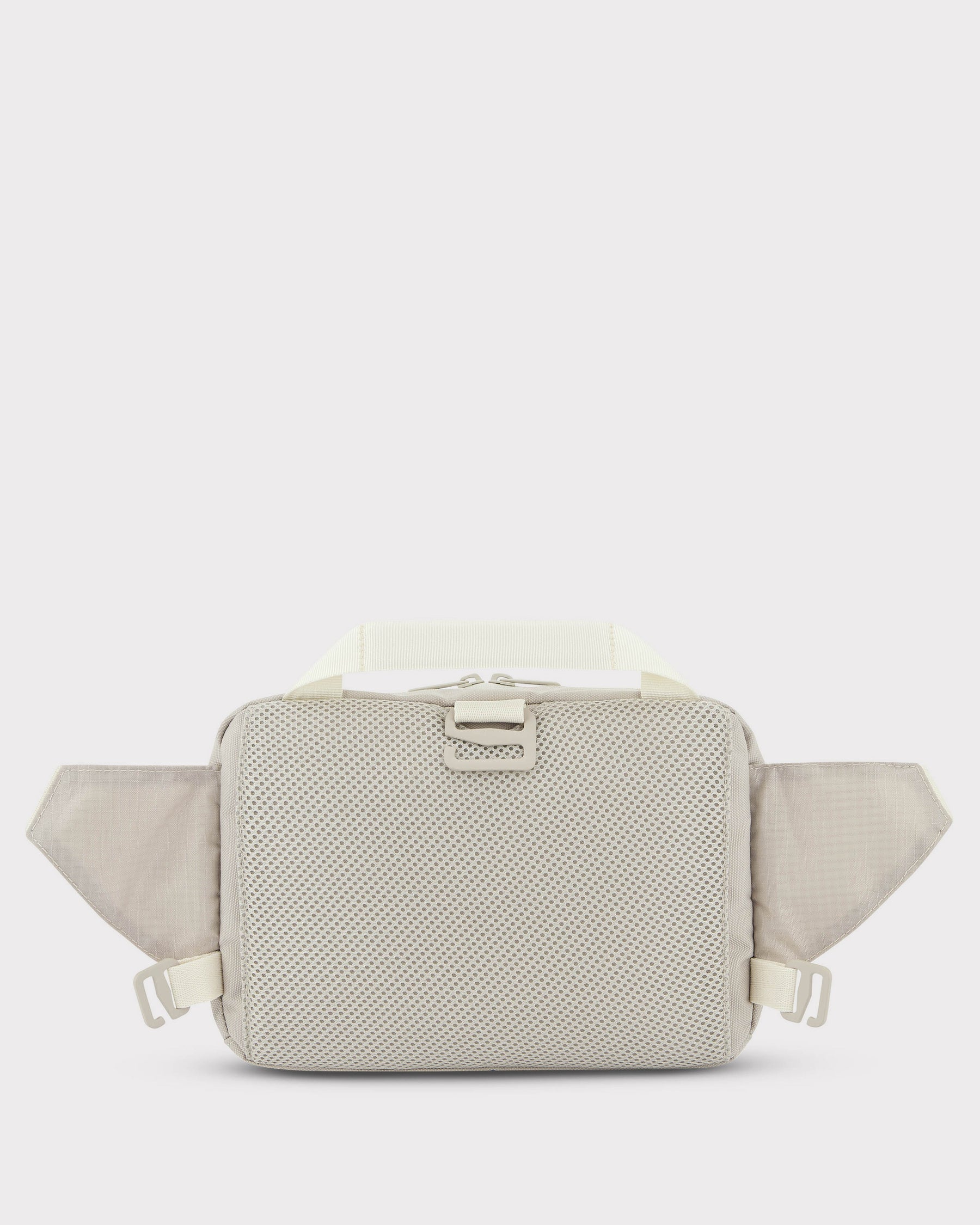 Beige Bauchtasche 'Travis' mit Mesh-Rückseite und zwei verstellbaren Gurten