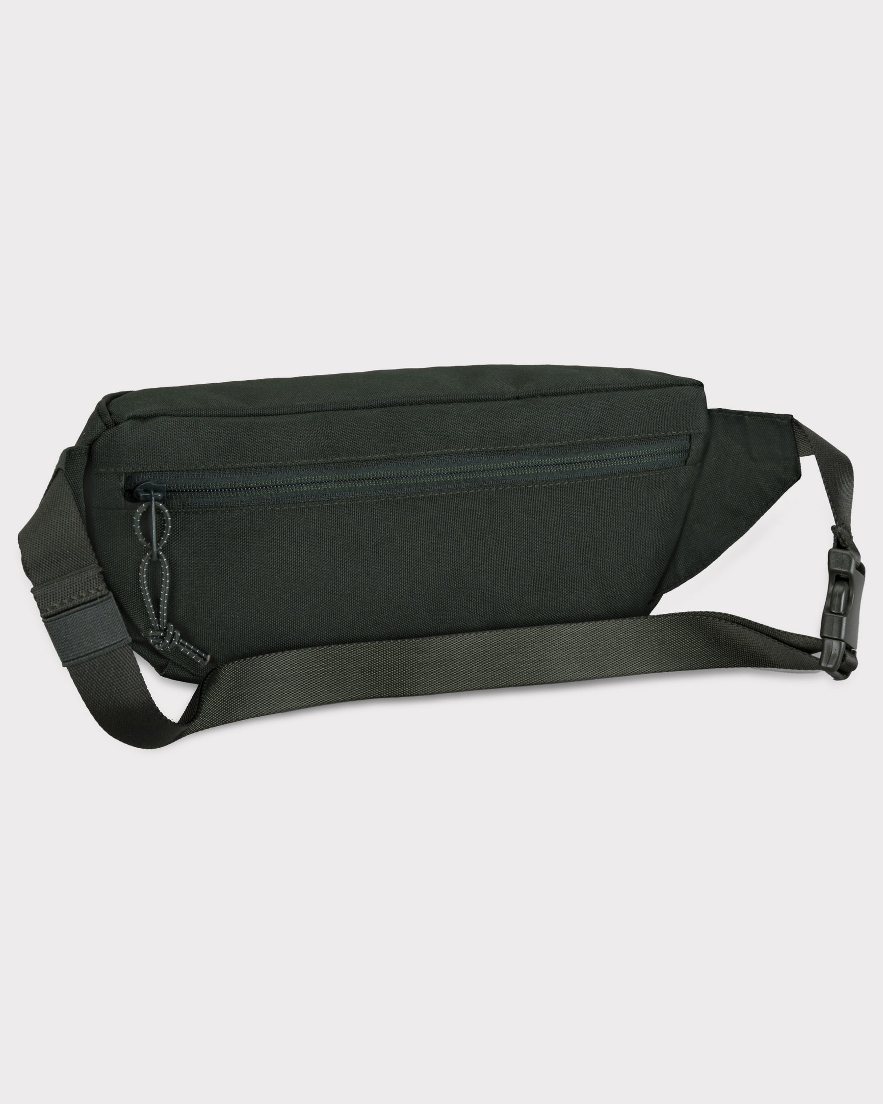 Dunkelgrüne Bauchtasche 'Tom' von Johnny Urban mit Reißverschluss und verstellbarem Gurt