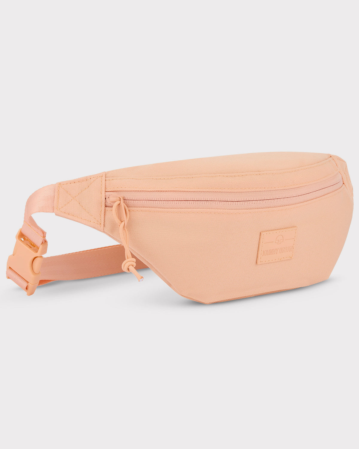 Bauchtasche 'Erik Small' von Johnny Urban in Pfirsich mit einem Reißverschluss und verstellbarem Gurt