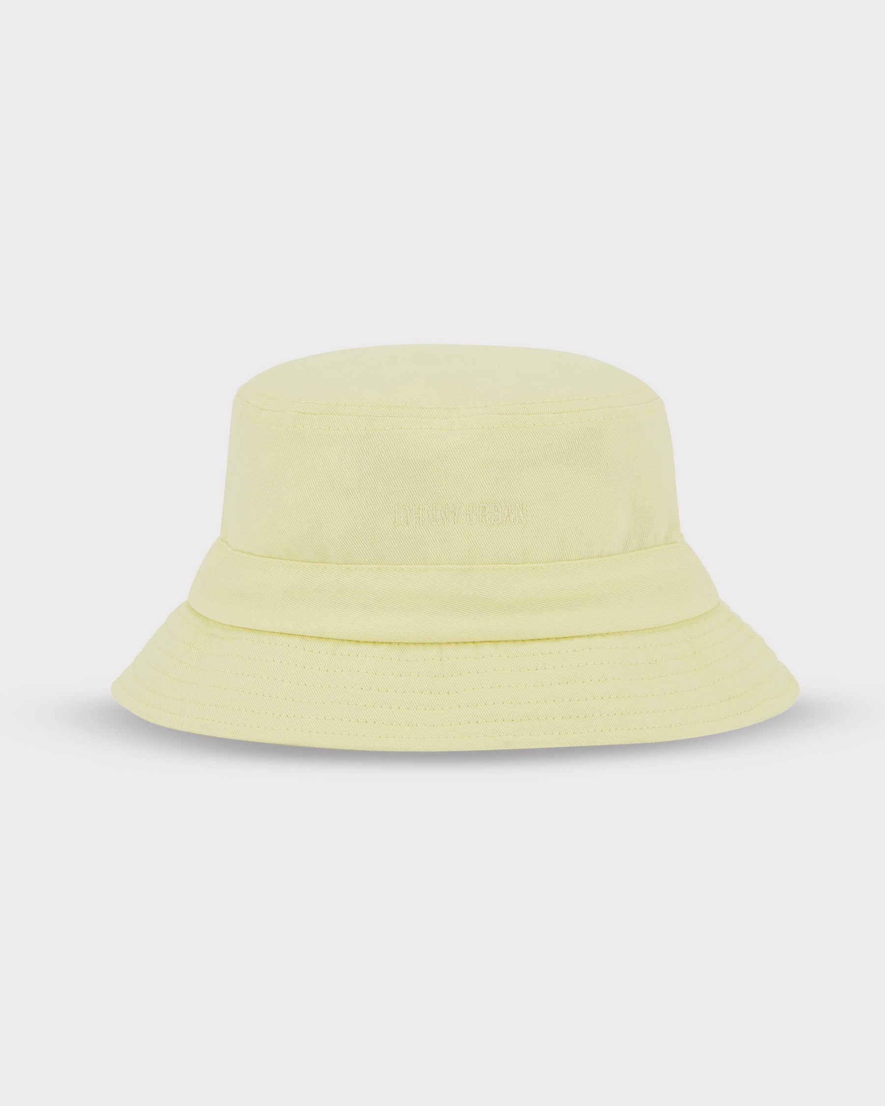 Hellgelber Bucket Hat 'Gill' von Johnny Urban aus Stoff