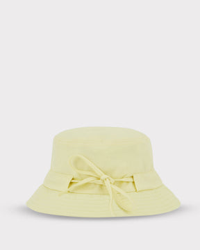 Gelber Bucket Hat 'Gill' mit Schleife und festem Schirm von Johnny Urban