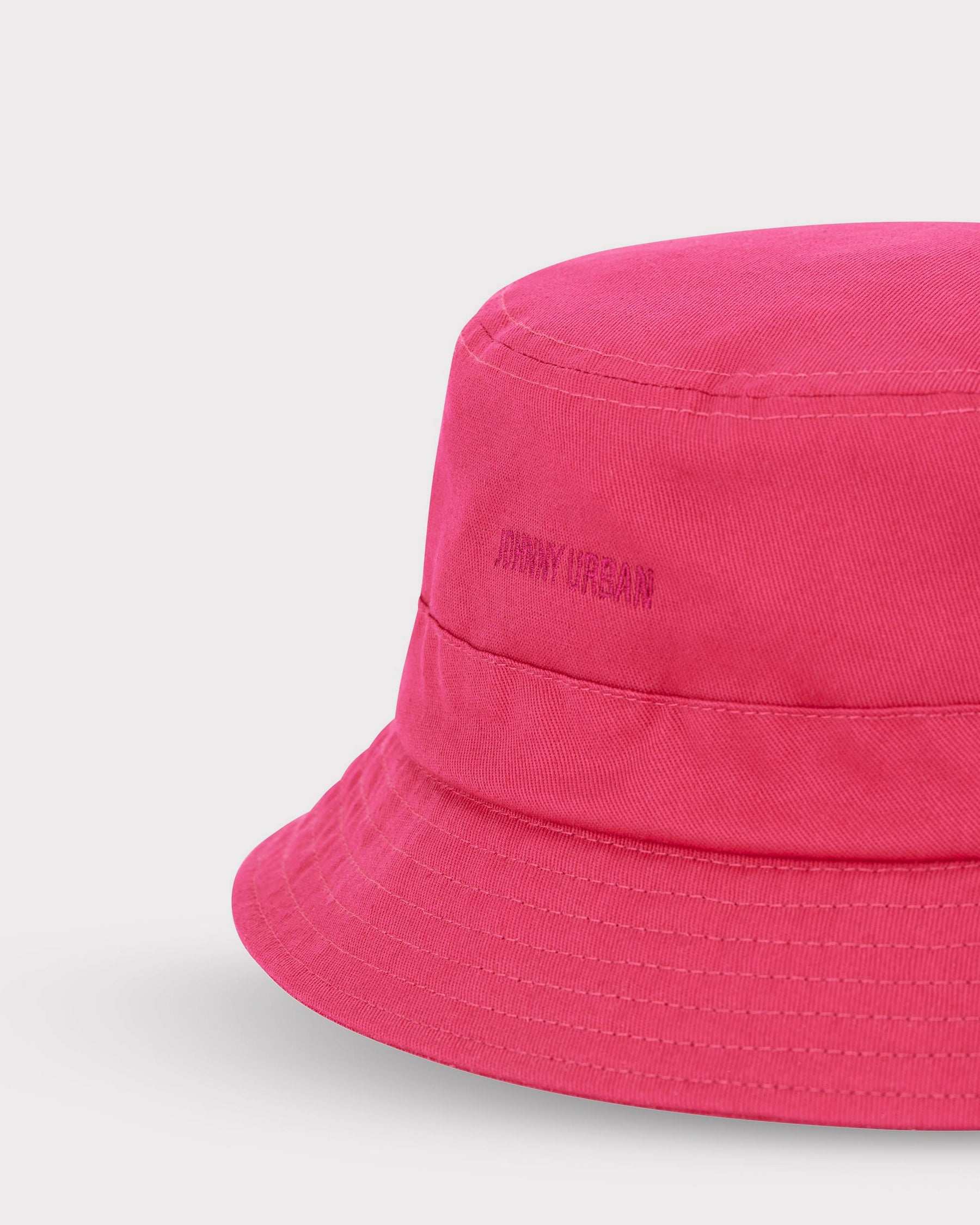 Rosa Bucket Hat 'Gill' von Johnny Urban mit dezenter Markenstickerei