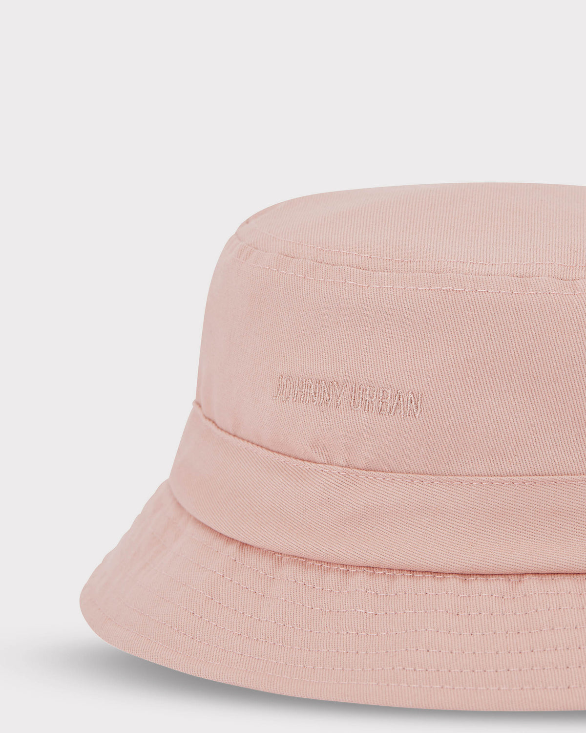 Rosafarbener Bucket Hat 'Gill' von Johnny Urban mit feiner Textur