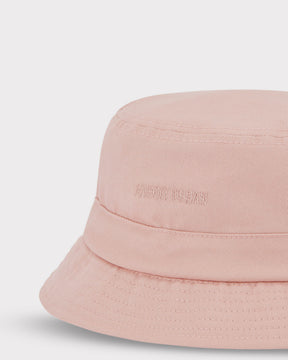 Rosafarbener Bucket Hat 'Gill' von Johnny Urban mit feiner Textur