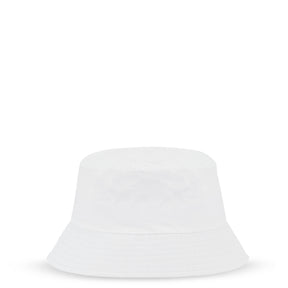Weißer Bucket Hat 'Bob' von Johnny Urban mit schmaler Krempe
