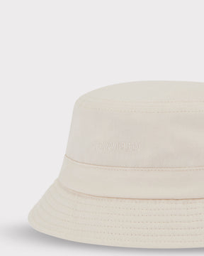 Beiger Bucket Hat 'Gill' von Johnny Urban aus robustem Stoff mit gesticktem Logo
