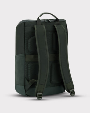 Business Rucksack 'Jasper' grün, gepolsterte Rückenpartie und verstellbare Schultergurte