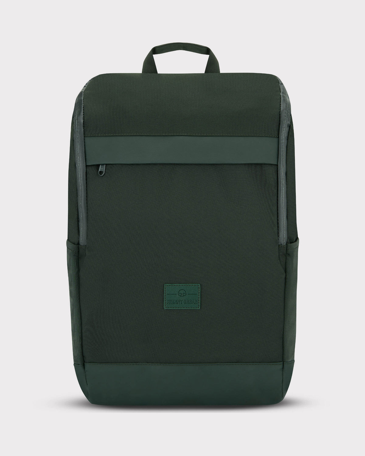 Grüner Business-Rucksack 'Jasper' von Johnny Urban mit Außentasche und Tragegriff