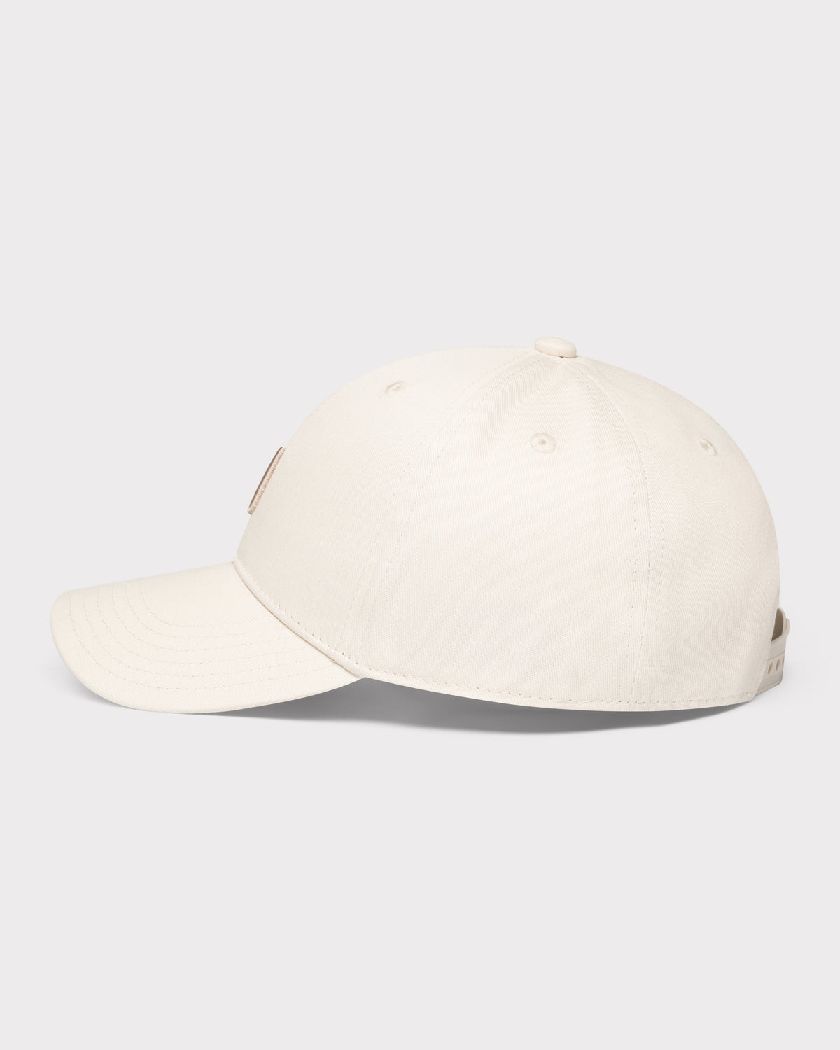 Cremefarbene Snapback-Cap 'Jason' mit verstellbarem Verschluss