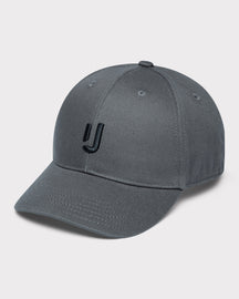 Anthrazit-schwarze Cap 'Jason' mit gesticktem 'JJ'-Logo vorne