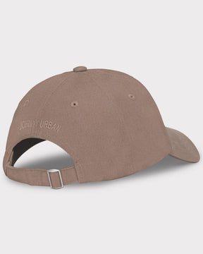 Braune Canvas-Cap 'Jen' von Johnny Urban mit verstellbarem Riemen und gesticktem Logo hinten