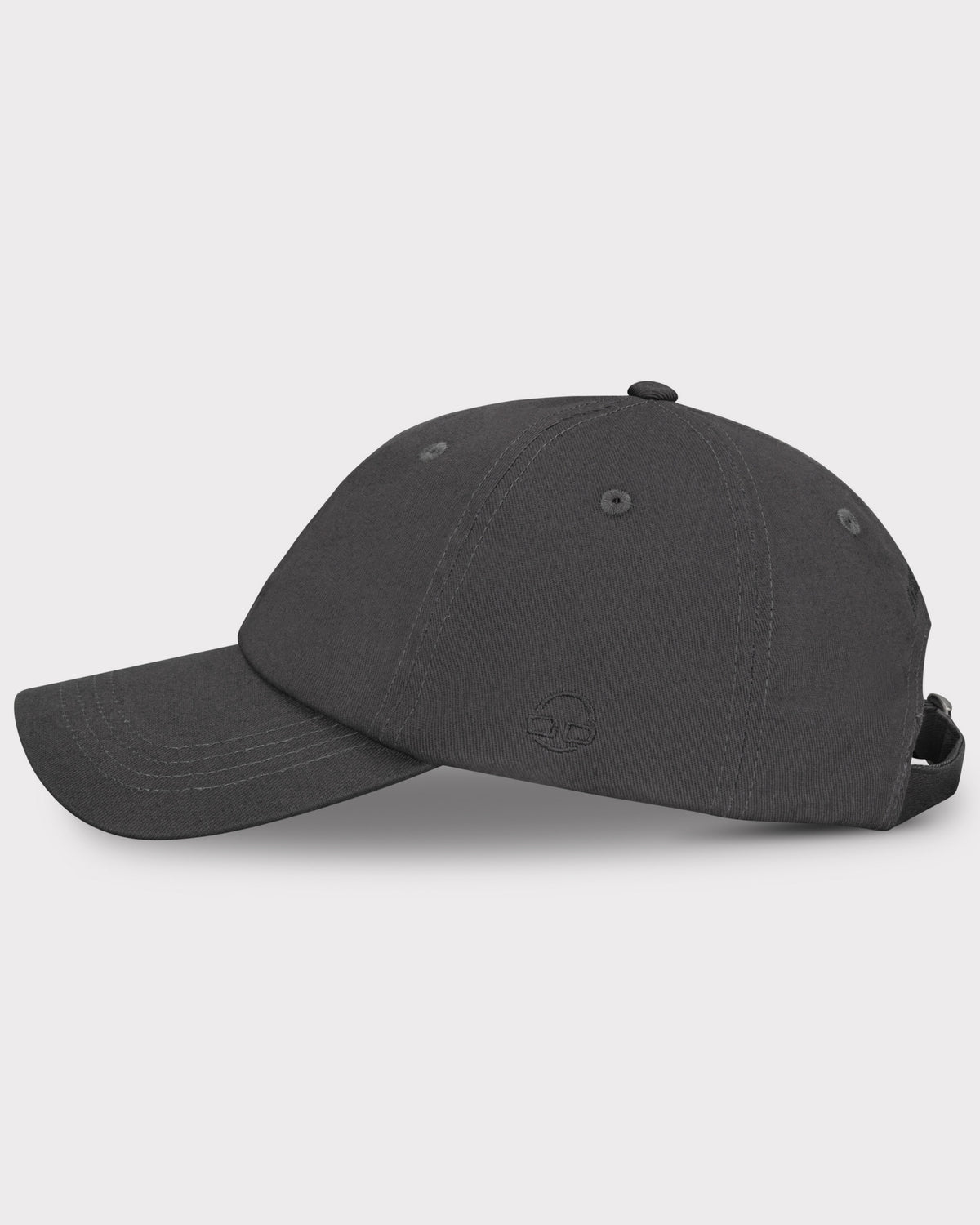 Graue Baseballkappe 'Jen' von Johnny Urban mit verstellbarem Riemen und Logo-Stickerei am Seitenpanel