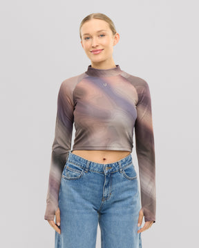 Cropped Longsleeve "Amber"