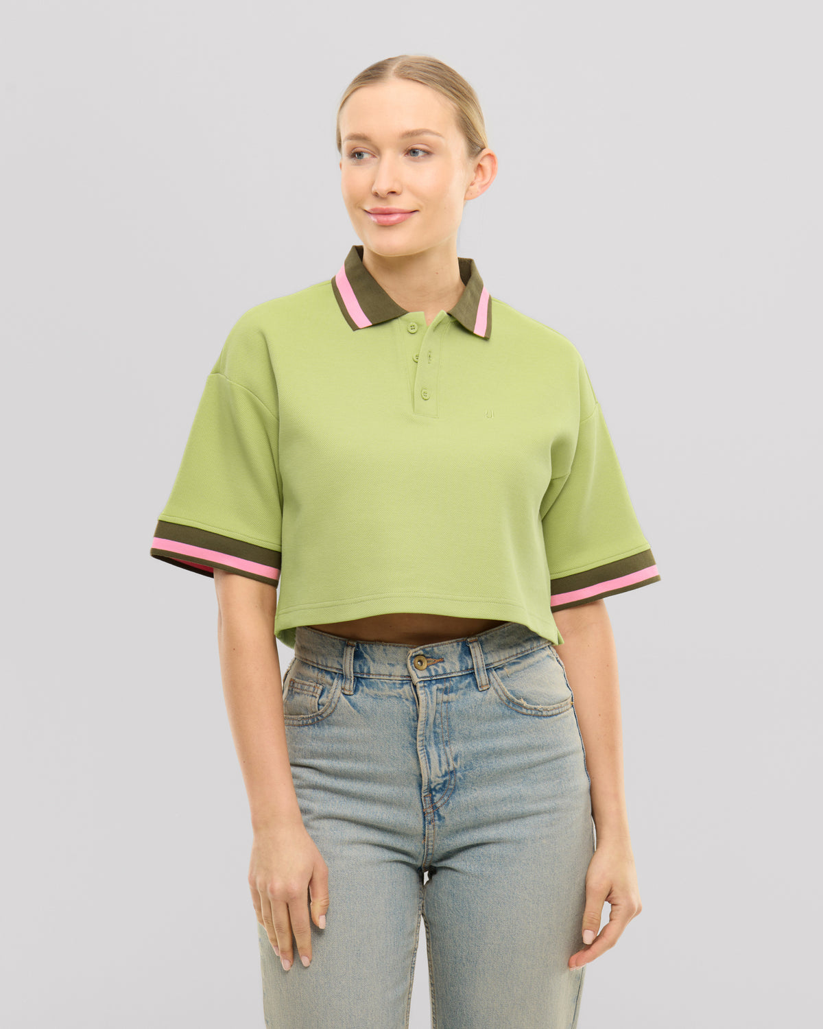 Cropped Poloshirt "Abbie"