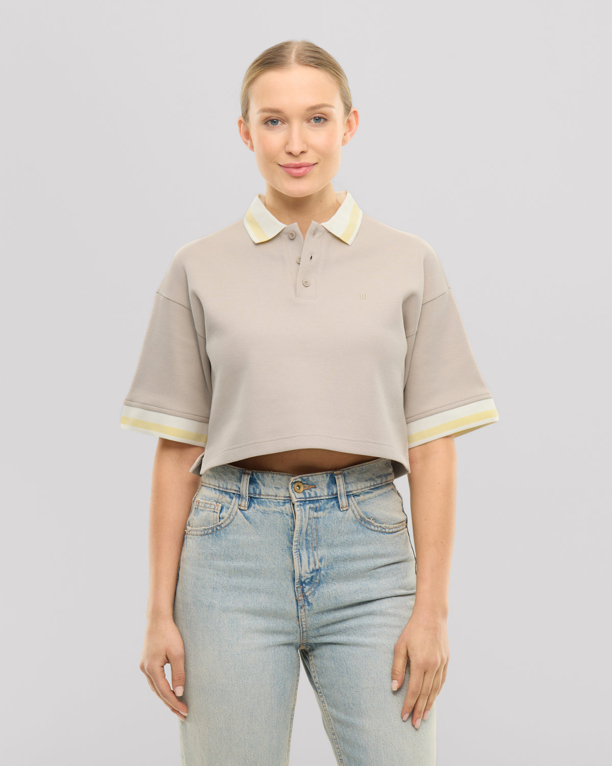 Cropped Poloshirt "Abbie"
