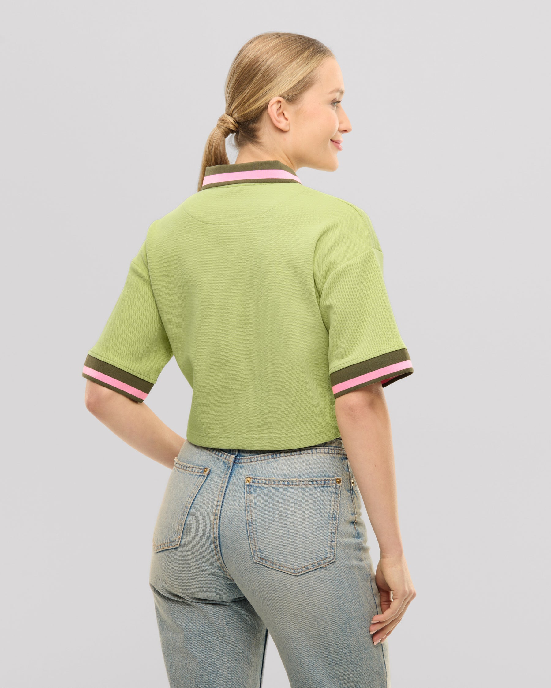 Cropped Poloshirt "Abbie"