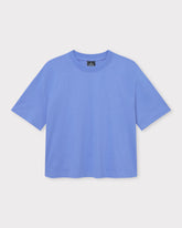 Cropped T-Shirt 'Zoey JU' von Johnny Urban in Blaulila, kurzärmlig, rundhals