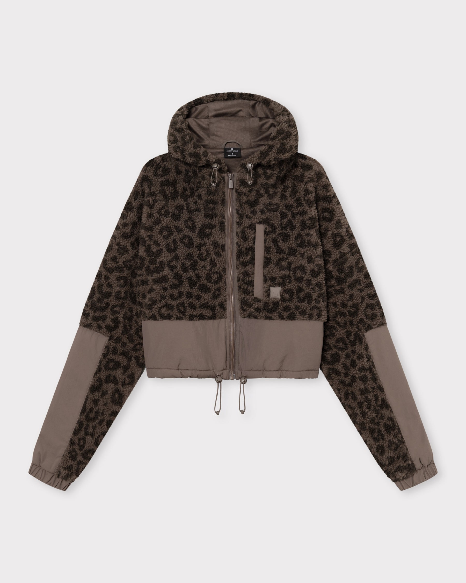 Cropped Teddy Fleecejacke "Carey"