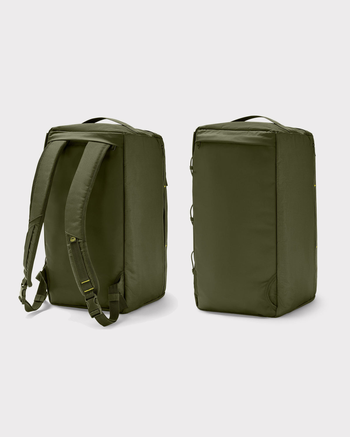 Olivegrüne Johnny Urban Duffle Bag 'Shawn Medium' mit Rucksack- & Tragefunktion, rechteckige Form