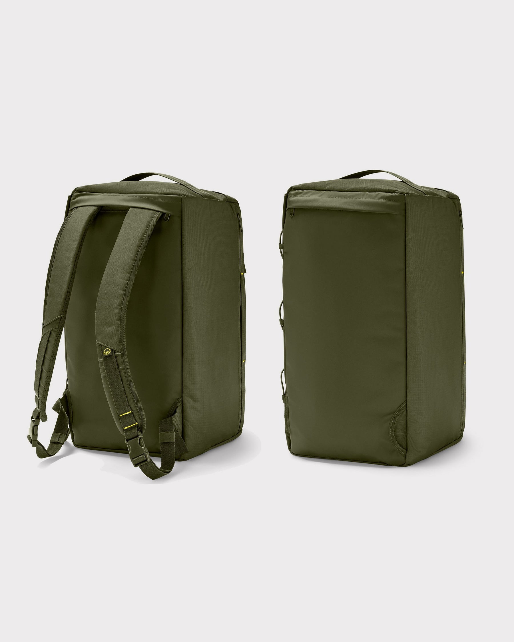Olivegrüne Johnny Urban Duffle Bag 'Shawn Medium' mit Rucksack- & Tragefunktion, rechteckige Form