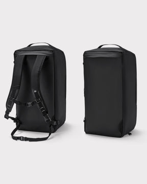 Duffle Bag 'Shawn Large' in Schwarz mit abnehmbaren Rucksack-Tragegurten für urbane Nutzung
