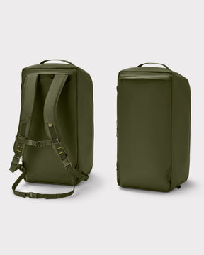 Olivegrüne Duffle Bag 'Shawn Large' mit integrierten Rucksackgurten und Tragegriff