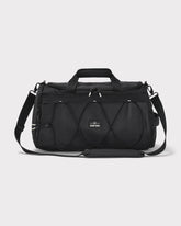 Schwarze Duffle Bag 'Shawn Medium' von Johnny Urban mit Schultergurt und elastischem Spanngurt vorne