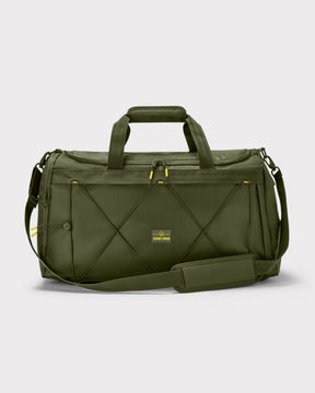 Große olivgrüne Duffle Bag 'Shawn Large' von Johnny Urban mit Griffen und Schulterriemen