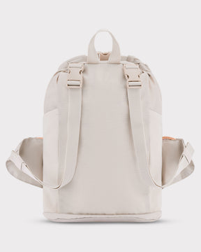 2in1 Bauchtasche 'Jimmy' in hellbeige mit zwei Schultergurten und seitlichen Hüftflossen