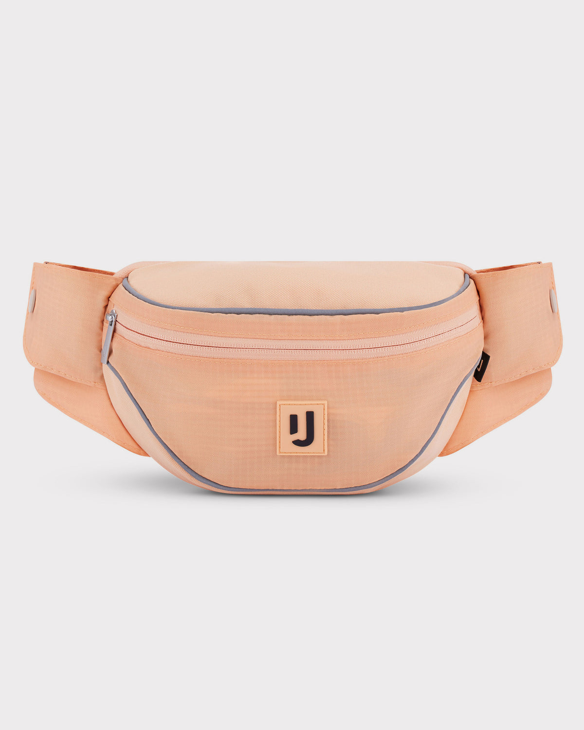 2in1 Bauchtasche 'Jimmy' von Johnny Urban in apricot mit Reißverschluss und grauen Details