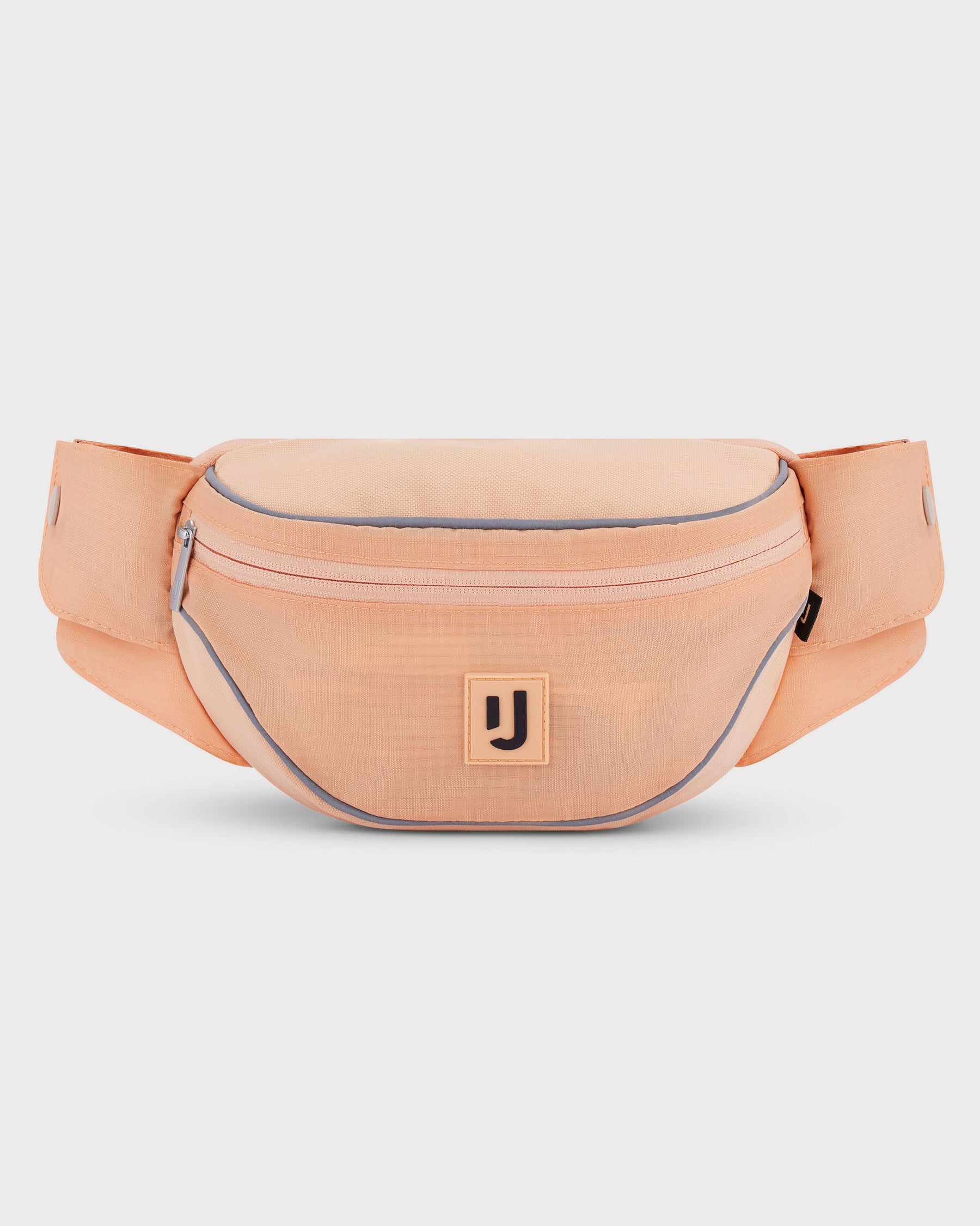 2in1 Bauchtasche 'Jimmy' von Johnny Urban in apricot mit Reißverschluss und grauen Details