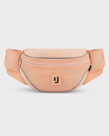 2in1 Bauchtasche 'Jimmy' von Johnny Urban in apricot mit Reißverschluss und grauen Details