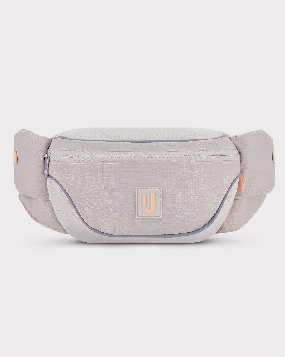 2in1 Bauchtasche 'Jimmy' von Johnny Urban in beige mit Reißverschluss und Logo