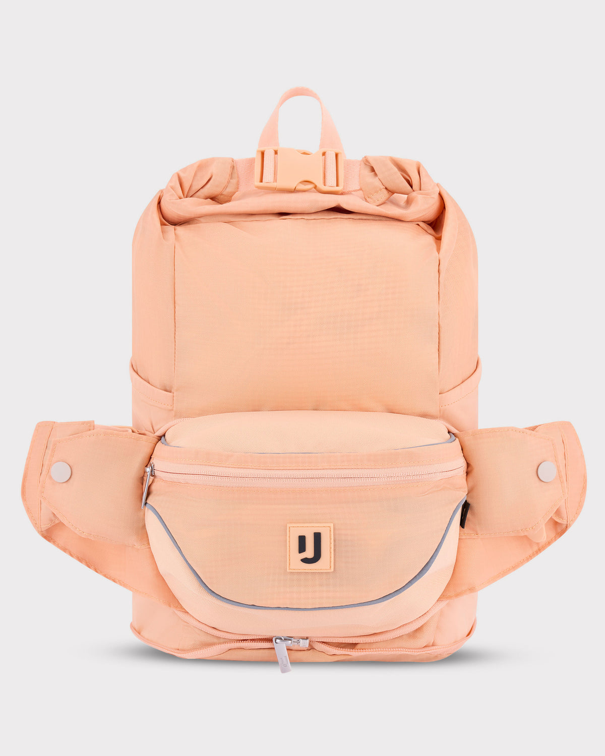 2in1 Bauchtasche 'Jimmy' von Johnny Urban in Hellkoralle, kombiniert Bauchtasche und Rucksack in einem