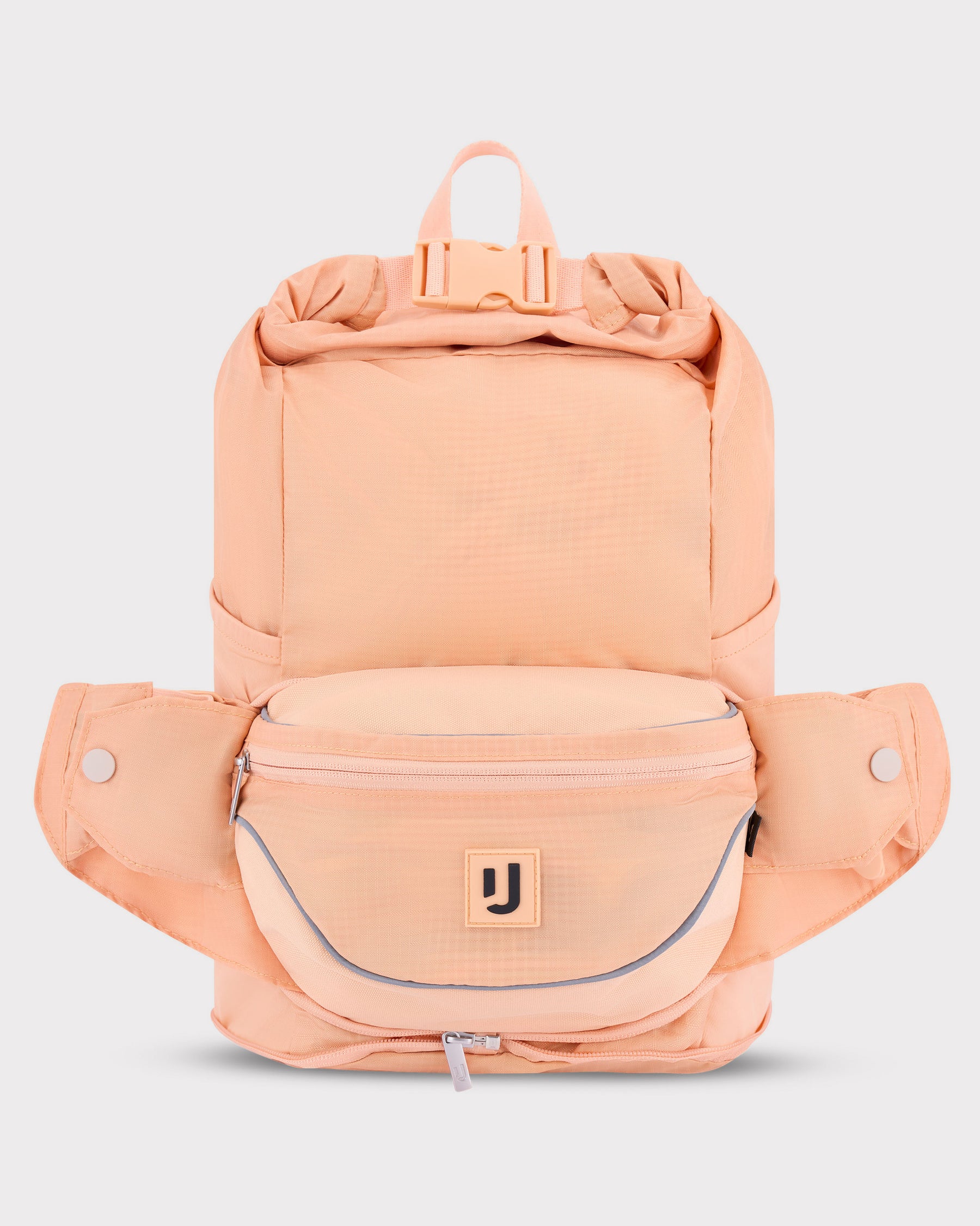 2in1 Bauchtasche 'Jimmy' von Johnny Urban in Hellkoralle, kombiniert Bauchtasche und Rucksack in einem