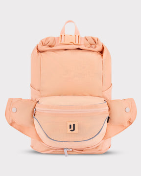 2in1 Bauchtasche 'Jimmy' von Johnny Urban in Hellkoralle, kombiniert Bauchtasche und Rucksack in einem