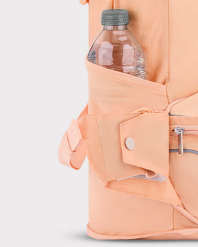 2in1 Bauchtasche 'Jimmy' in pfirsichfarben mit Außenfach, das eine Wasserflasche hält