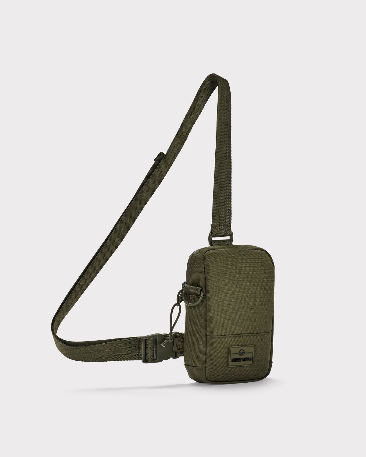 Johnny Urban Front Pack 'Arthur', unisex, rechteckige grüne Umhängetasche mit verstellbarem Gurt