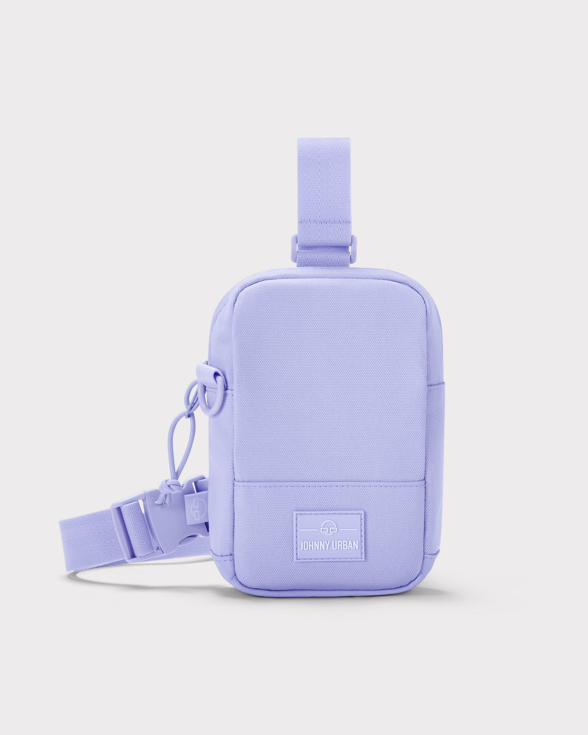 Johnny Urban Front Pack Arthur in lila, rechteckige kleine Tasche mit verstellbarem Gurt